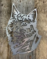 MAINE COON CAT WALL ART GARDEN