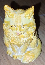 Maine Coon Cat Figurine Orange