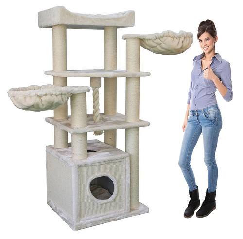 Maine coon cat tower - maine,