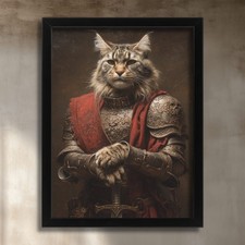 Maine Coon Cat Print Cat Wall