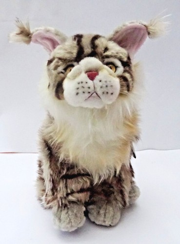 Maine coon cat hand made - cat, 12"